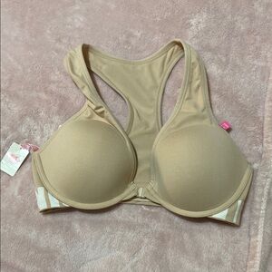 Seamless Beige Sports Bra